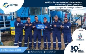 Certificación en Manejo Vial Preventivo – Flota Equipos Especiales